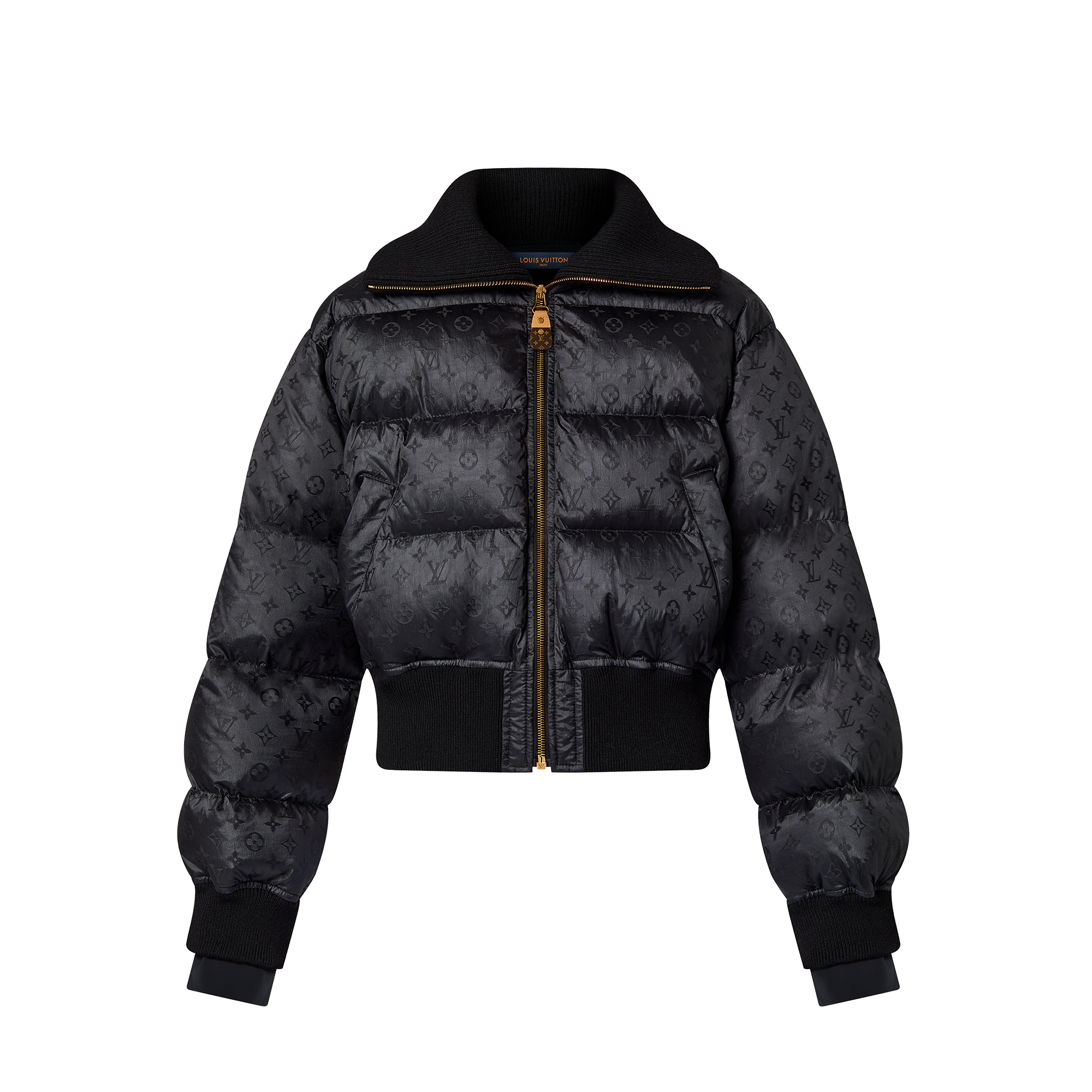 Cropped Monogram Puffer Jacket - Women - Ready-to-Wear | LOUIS 